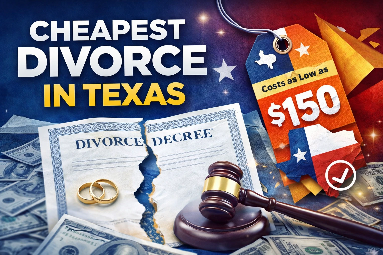 Cheapest Divorce in Texas