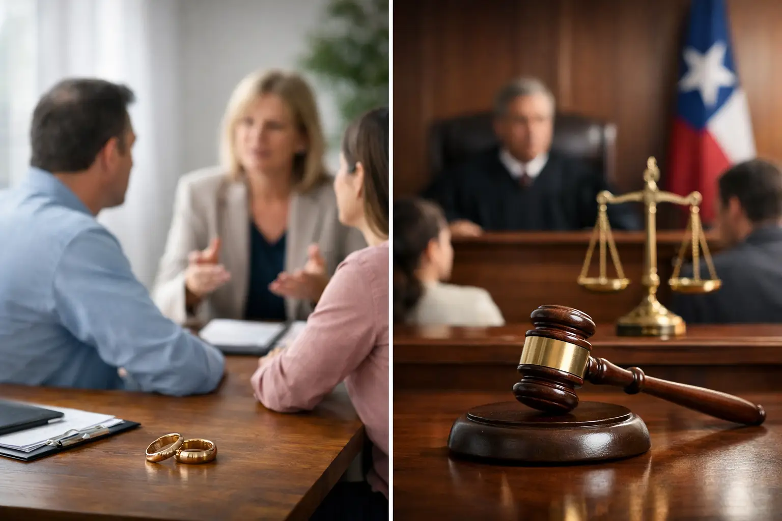 Divorce Mediation vs Court Filing in Texas